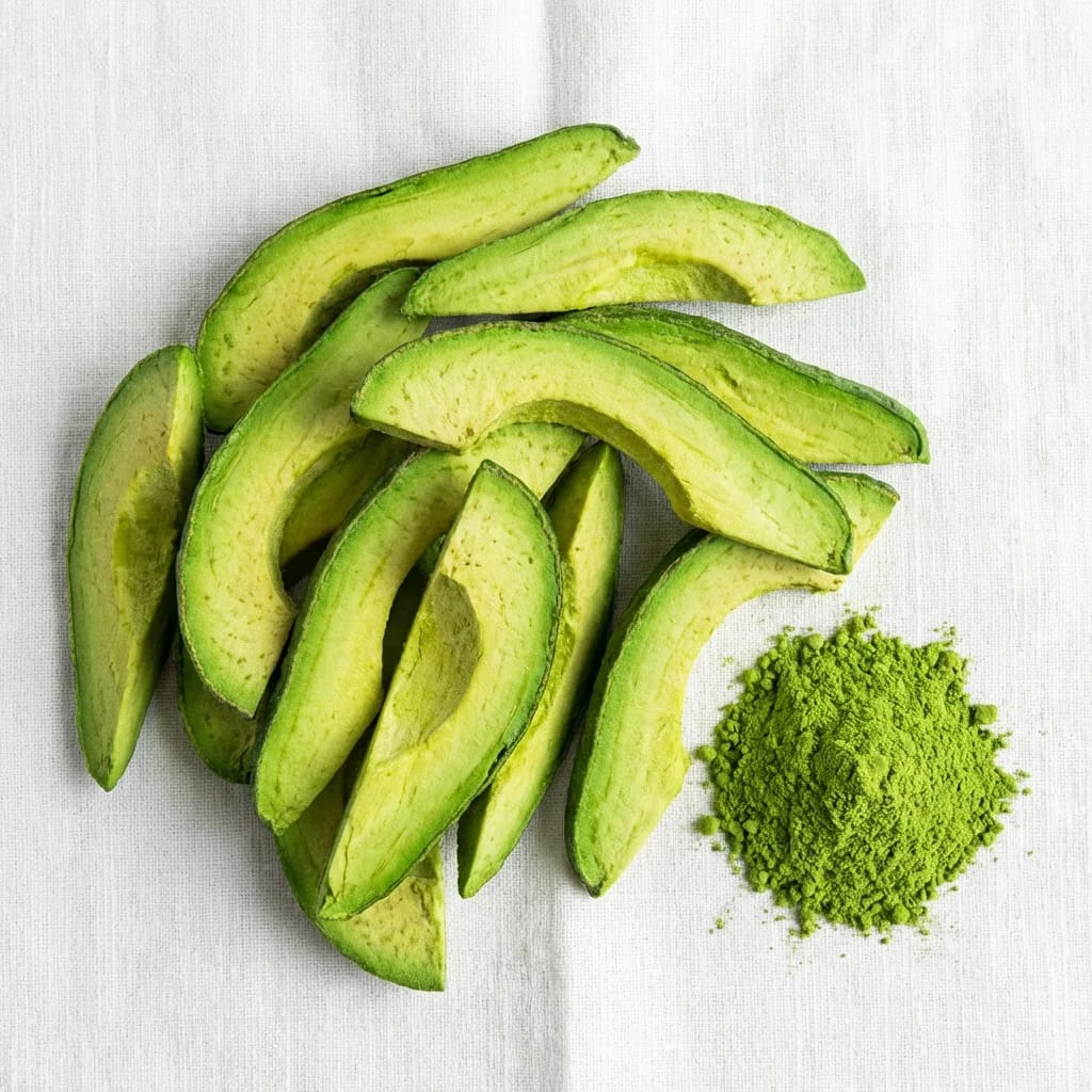 Freeze-dried avocado