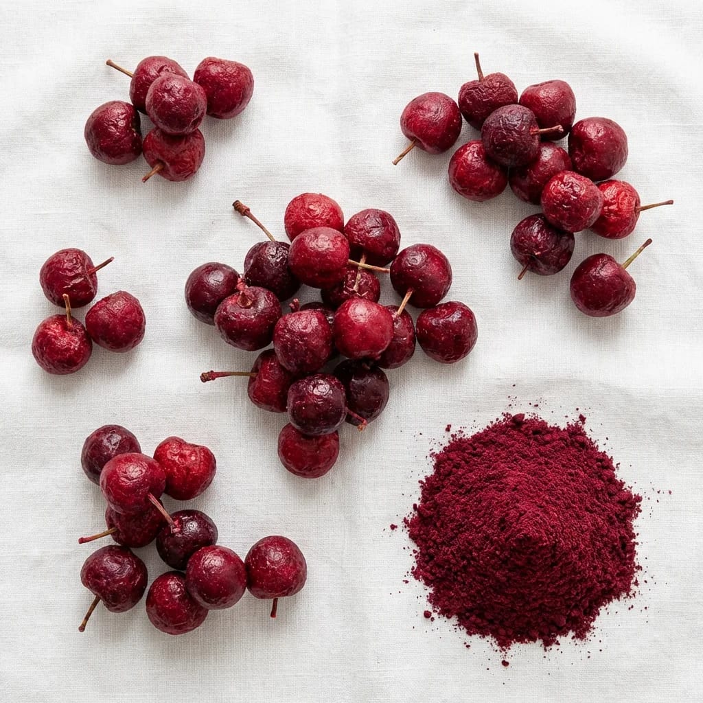 Freeze-dried sourcherry